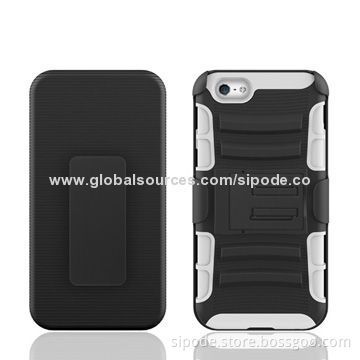 Heavy-duty hybrid cases for iPhone 6 with rubber coating